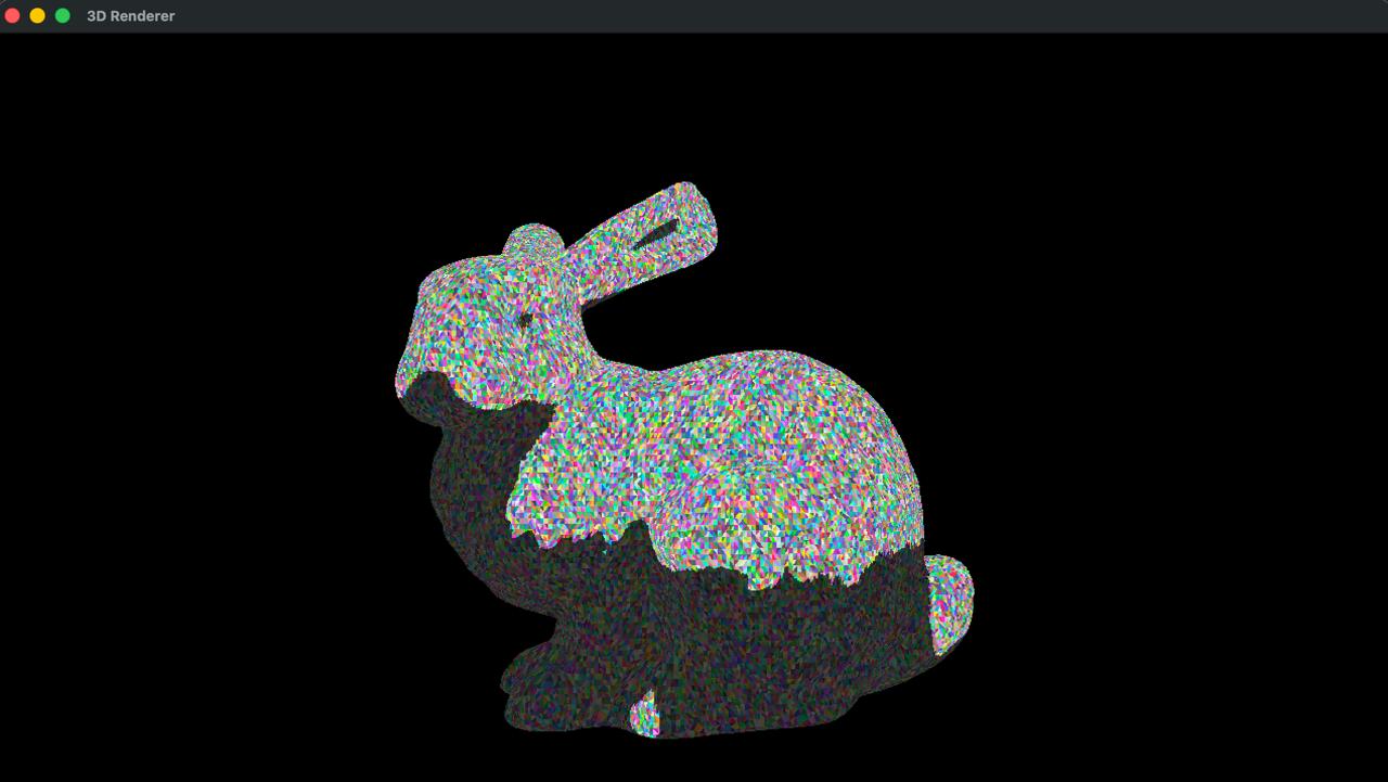 Bunny из 3d рендерера